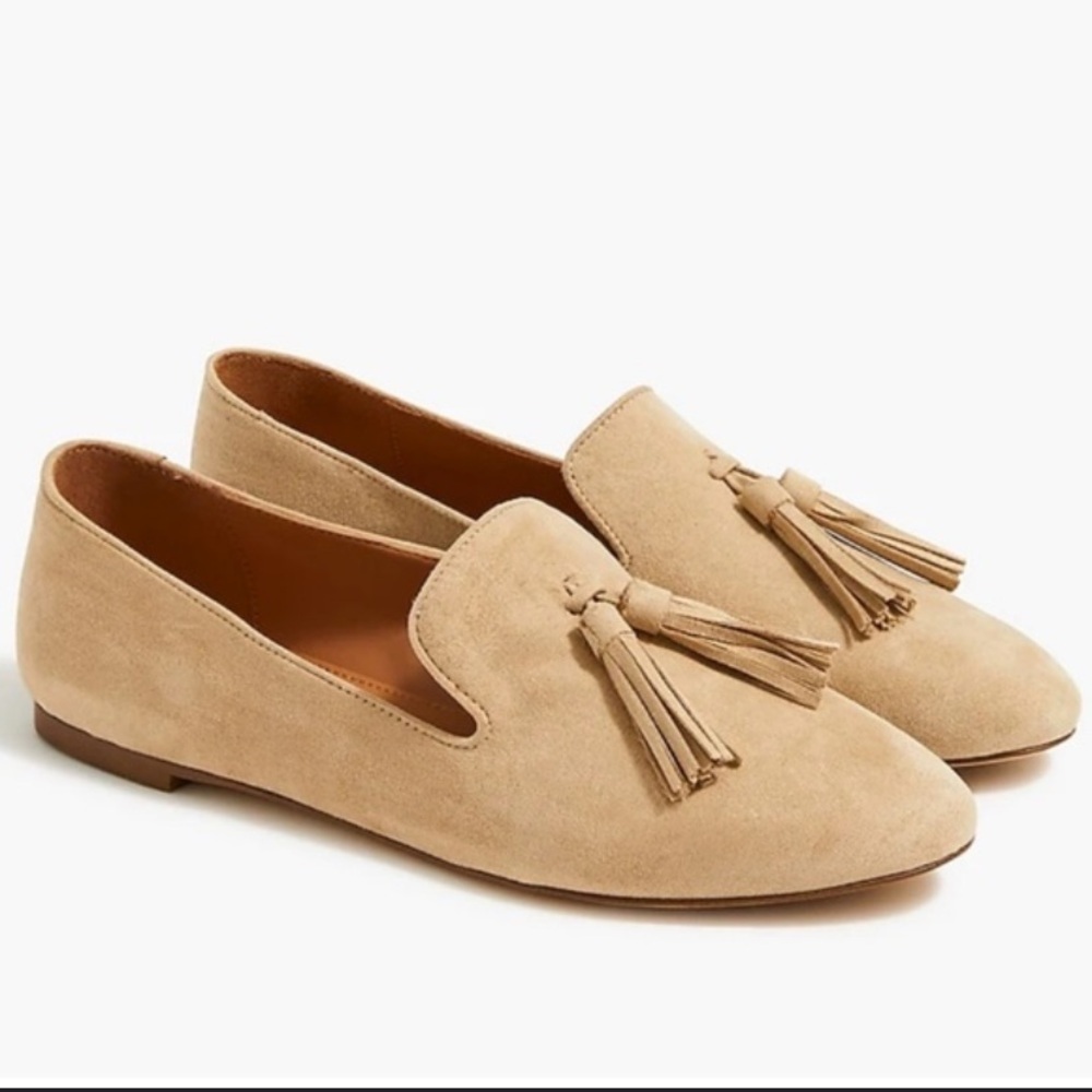 Crown & ivy tassel loafers holiday winter preppy classic boho flats